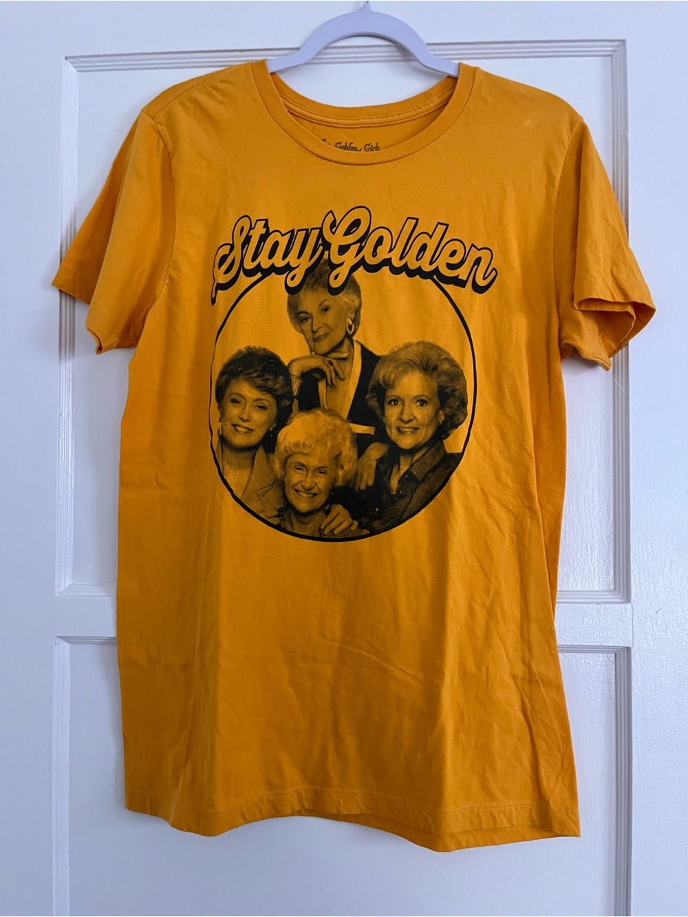 Stay Golden Graphic Tee - Yellow T-Shirt